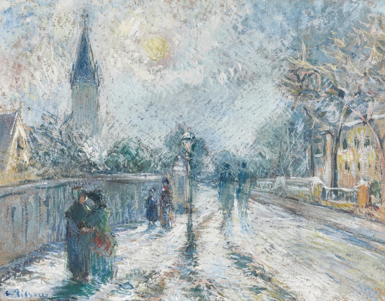 All Saints' Church by Camille Pissarro