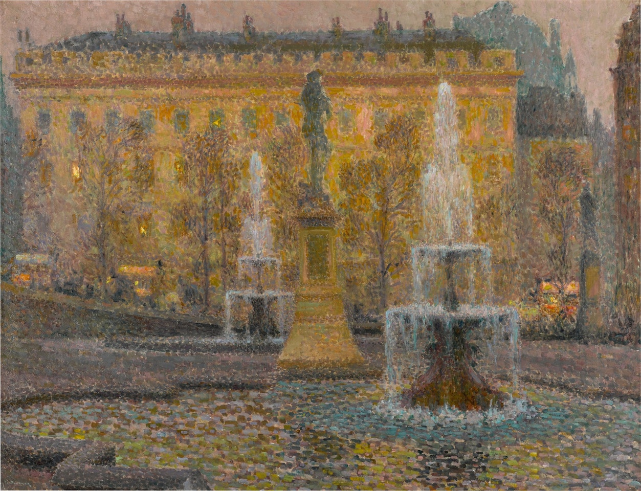 Trafalgar Square, Londres by Henri Le Sidaner