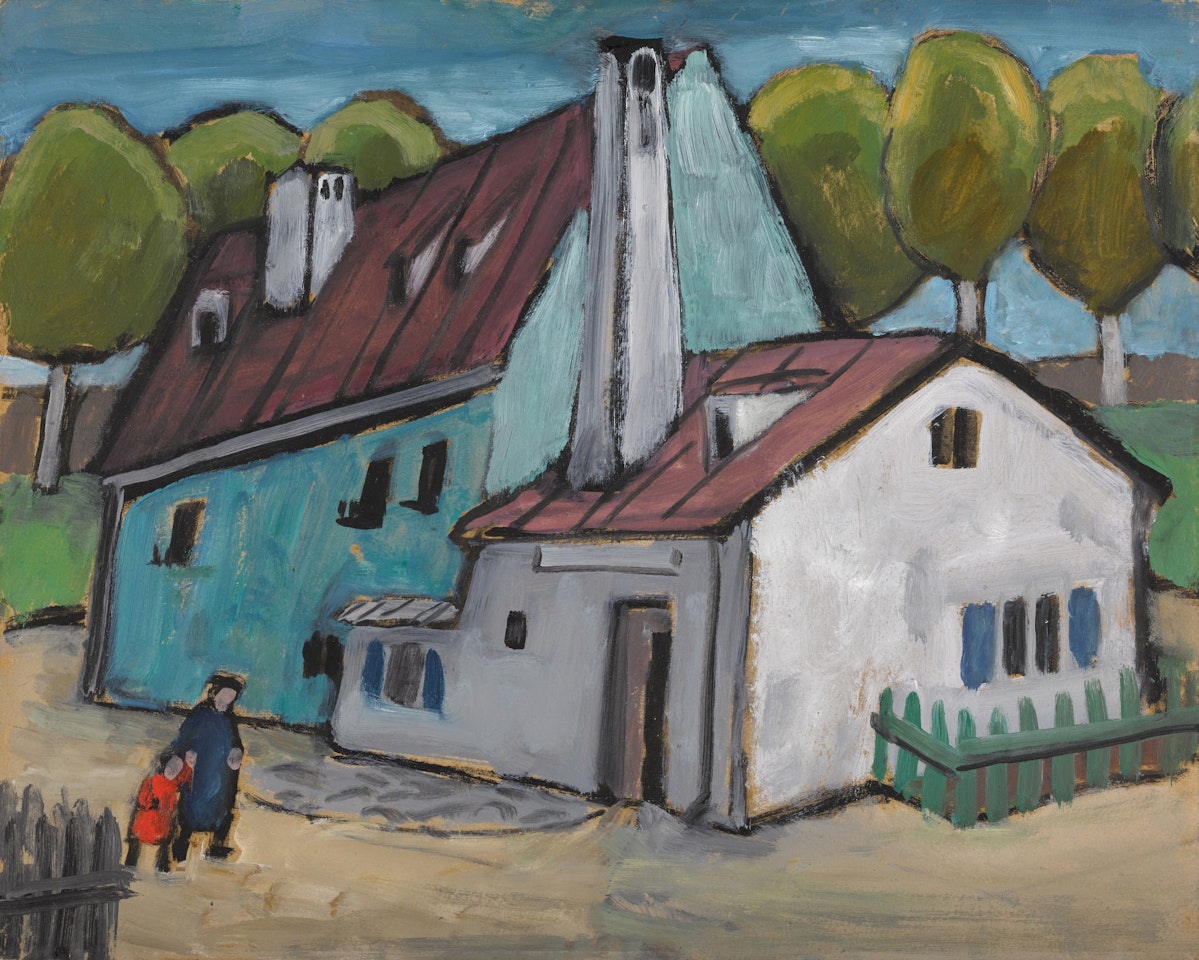Alt-Münchner Herbergen (Hostels of Old Munich) by Gabriele Münter