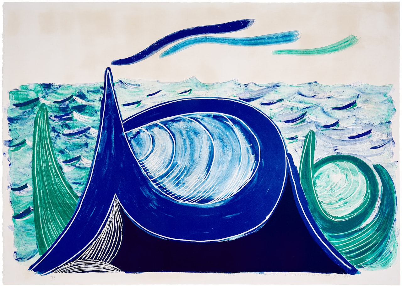 The Wave by David Hockney