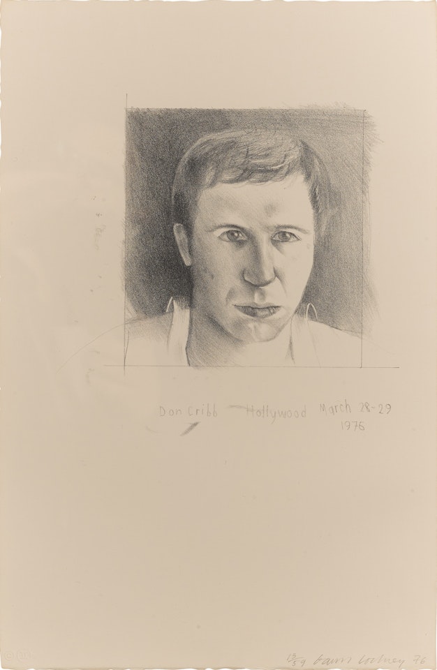 Don Cribb, from Friends by David Hockney