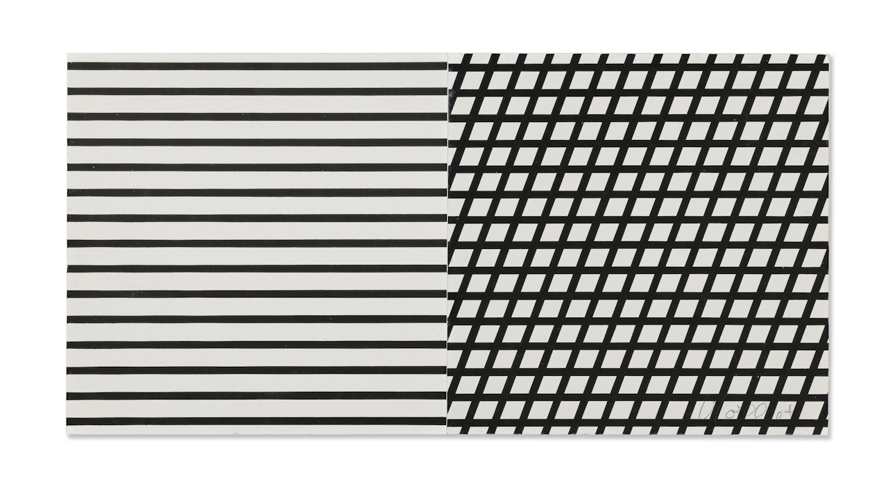 0 degrés - 110 degrés by Francois Morellet