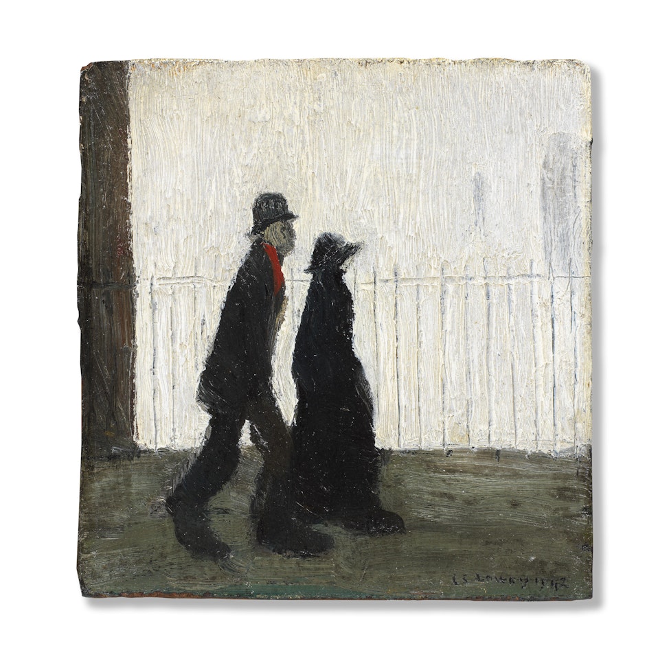 Going for a Walk by Laurence Stephen Lowry