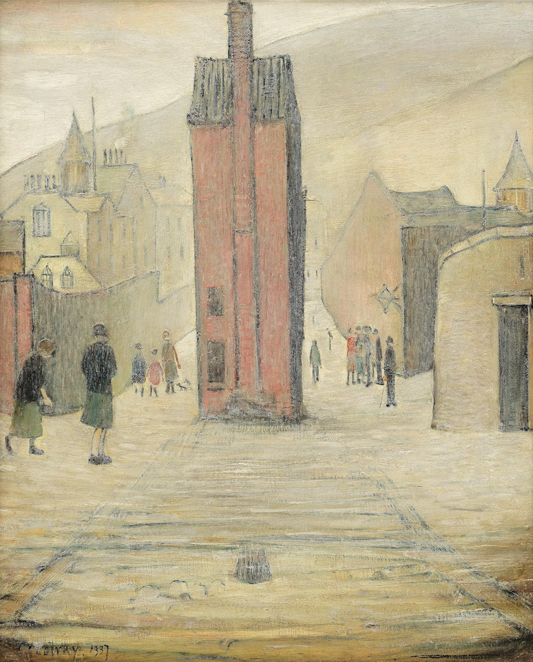 Old Buildings, Edinburgh by Laurence Stephen Lowry