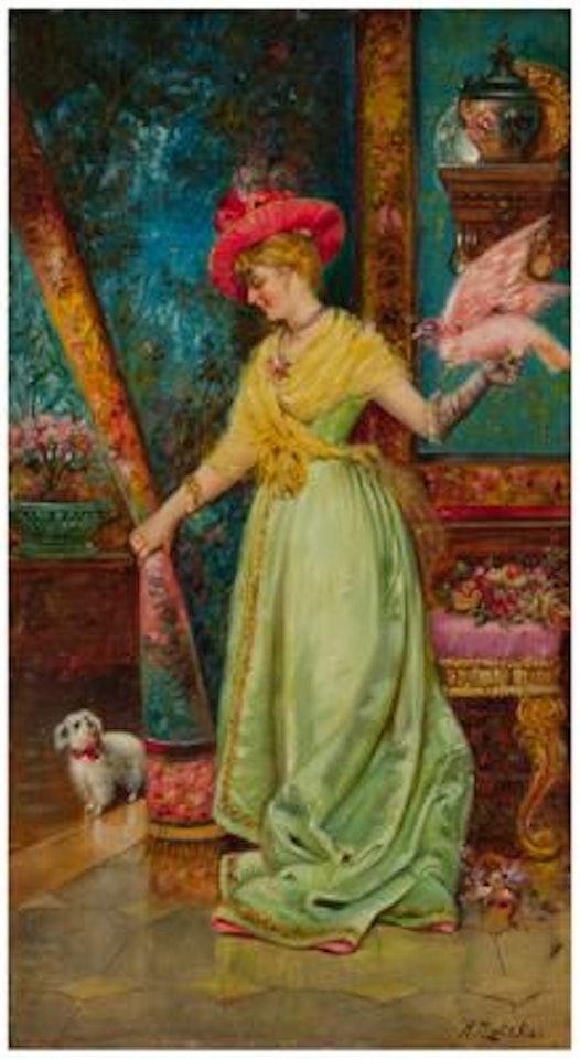 The Little Darling by Hans Zatzka