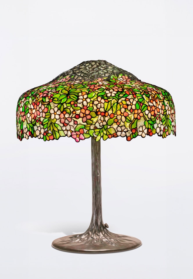 "Apple Blossom" Table Lamp by Tiffany Studios