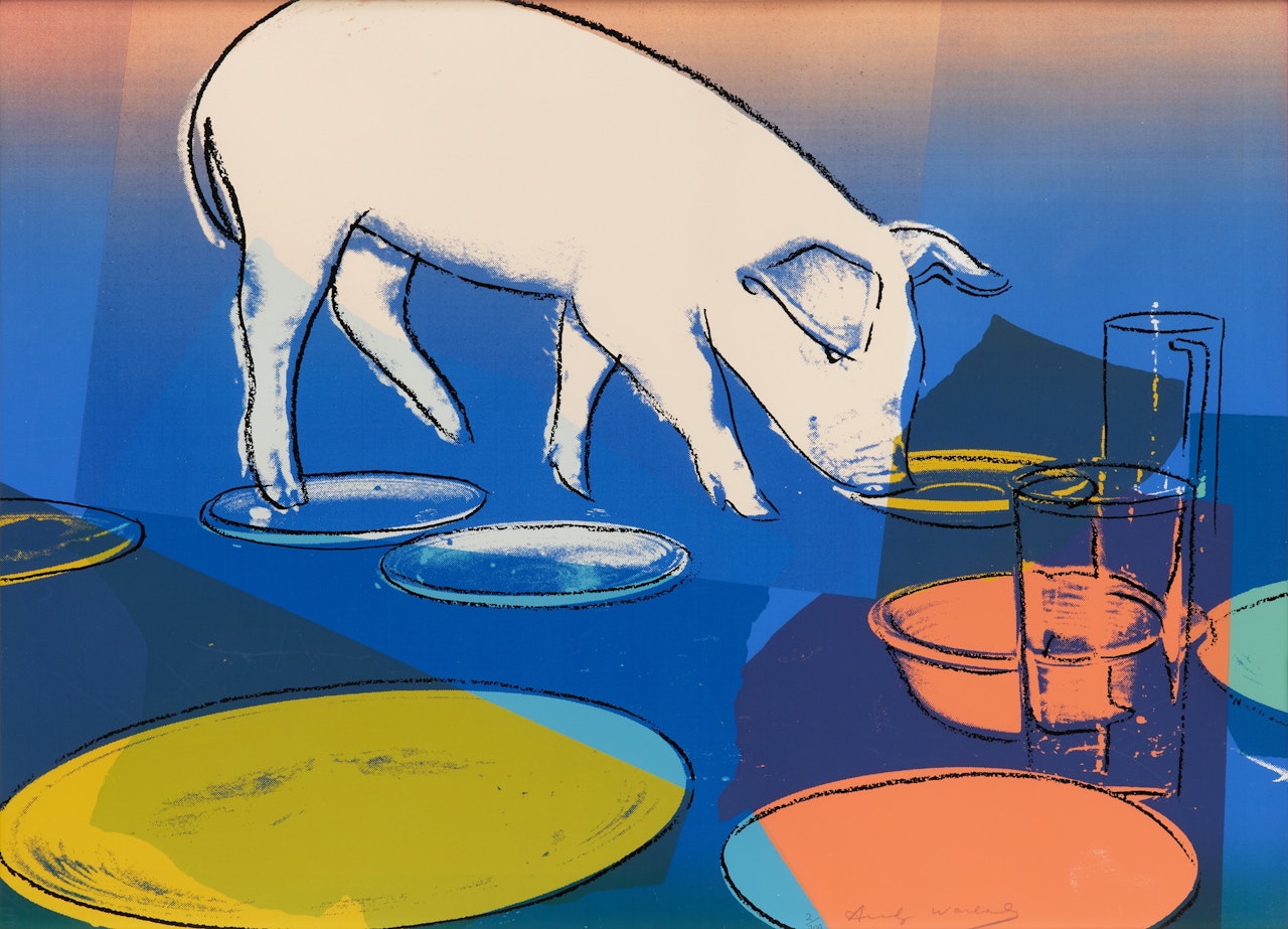 Fiesta Pig by Andy Warhol