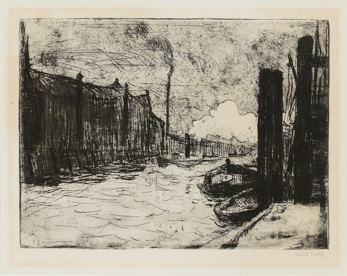 Hamburg, Freihafen by Emil Nolde