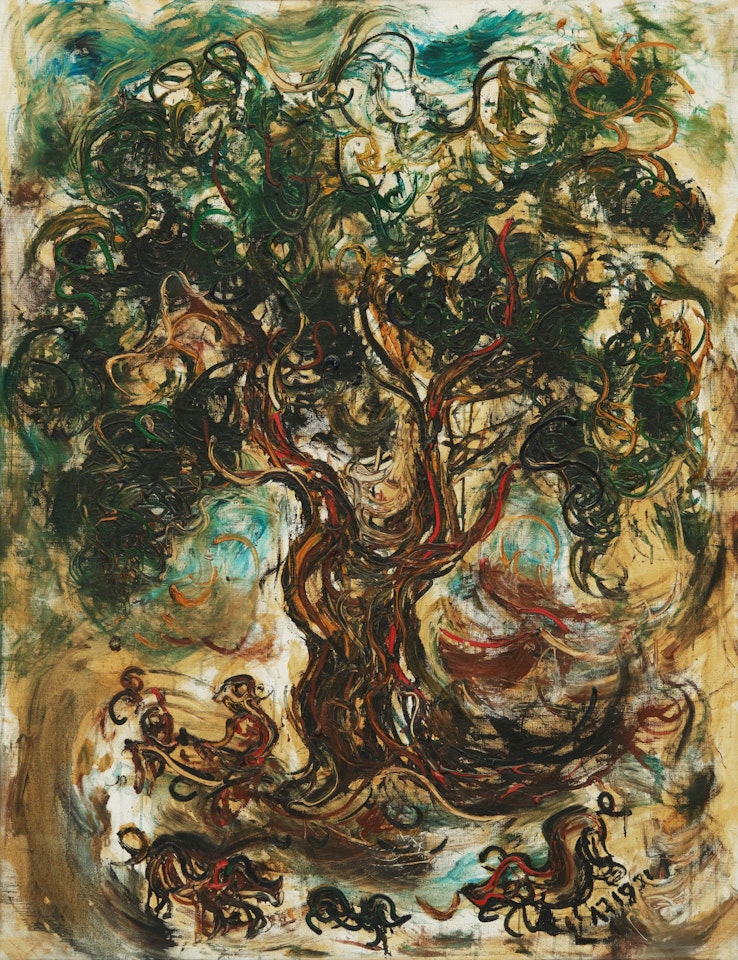 Banyan tree by Affandi