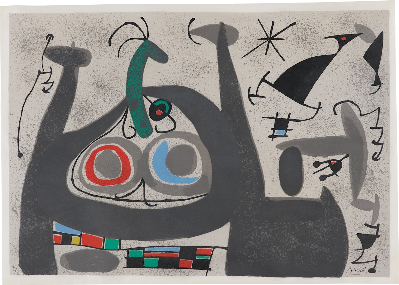 from: Le lezard au plumes d"or by Joan Miró