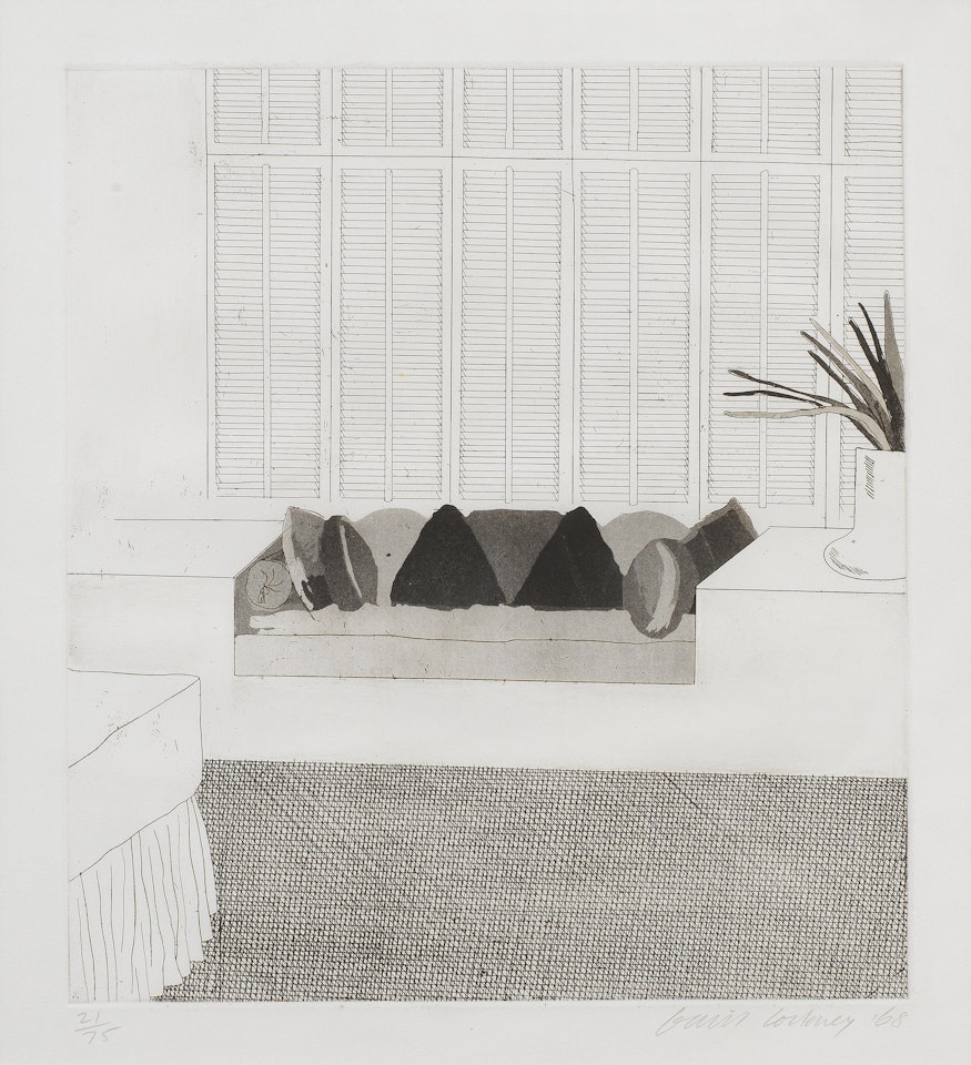 Cushions (Scottish Arts Council 64) by David Hockney