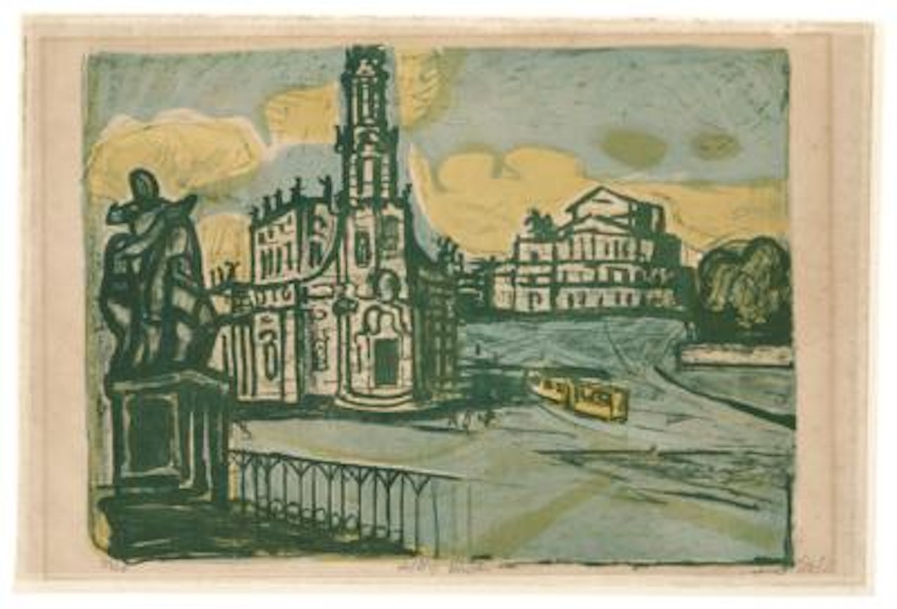 „Hofkirche in Dresden“ by Otto Dix