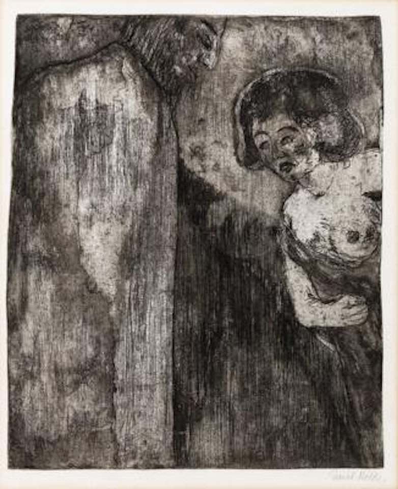 „Christus und die Sünderin“ by Emil Nolde