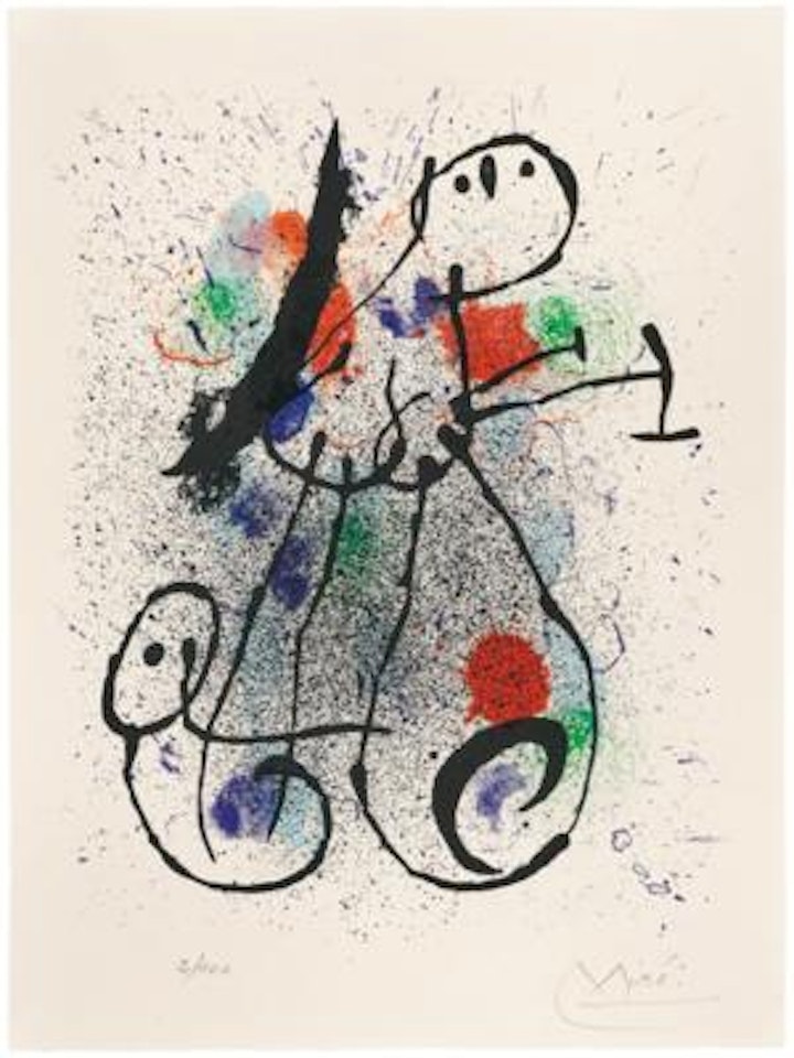 „Toute nuit desormais...“ by Joan Miró