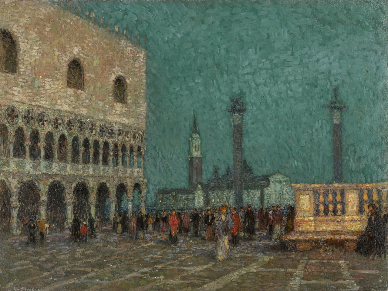 La Piazetta, Venise by Henri Le Sidaner