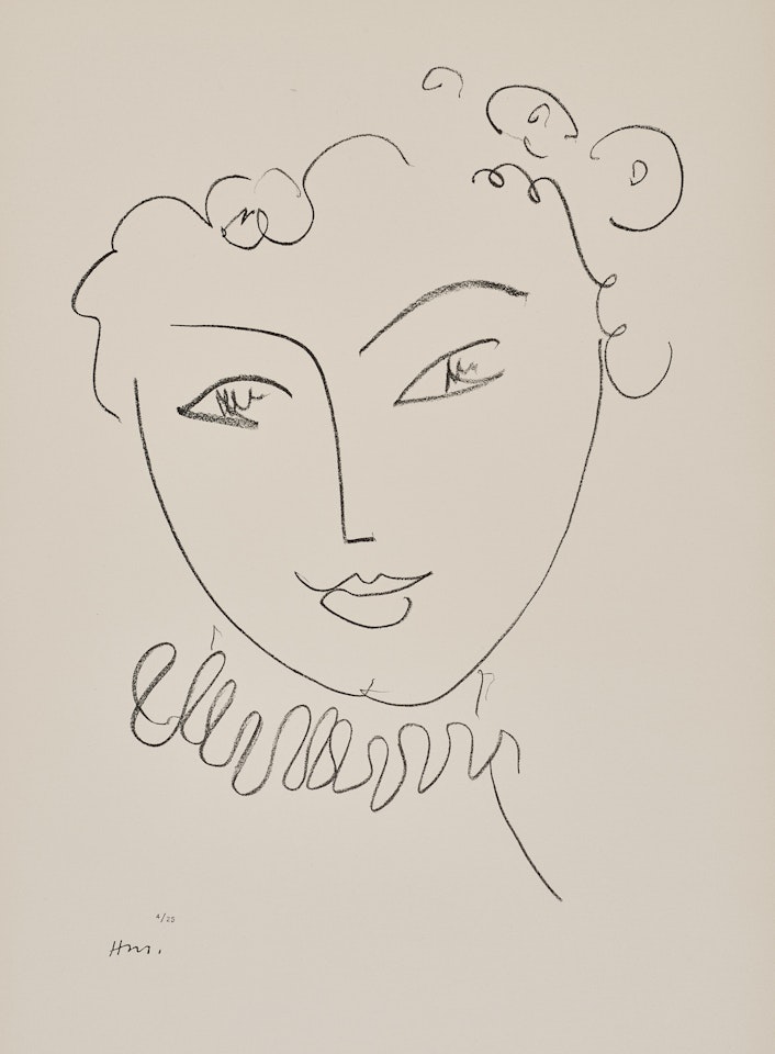 La pompadour by Henri Matisse