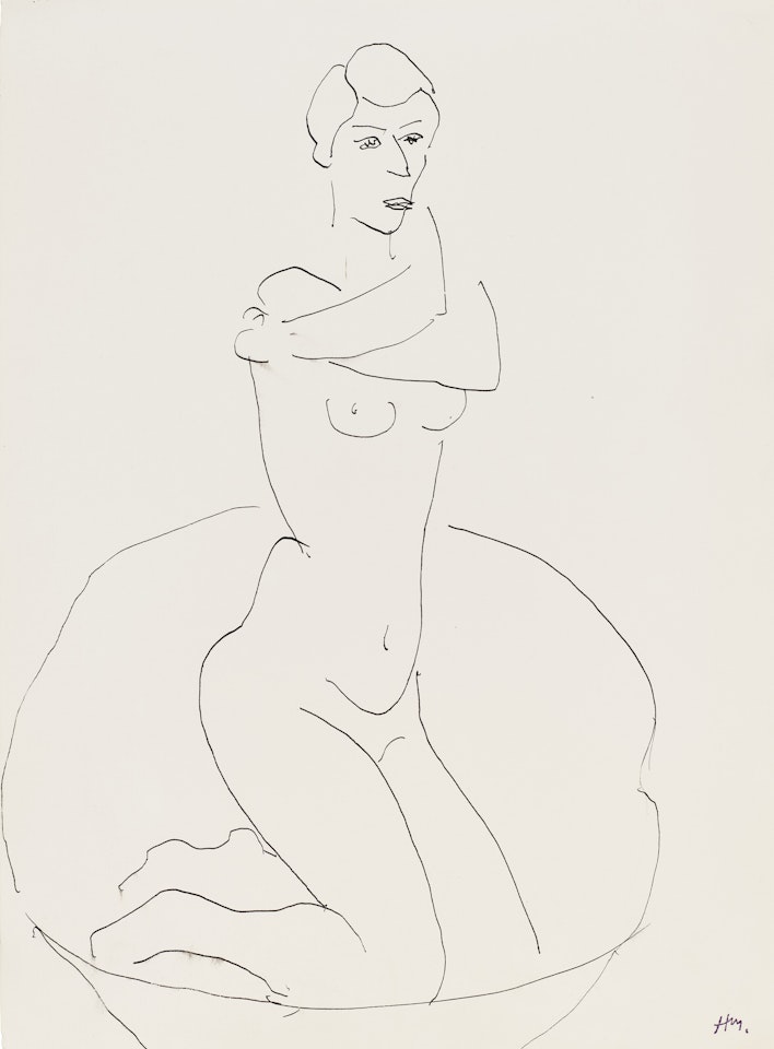 Nu agenouillé au tub (Lisette Löwengard) by Henri Matisse