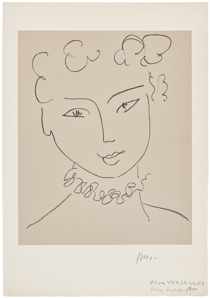 La pompadour by Henri Matisse
