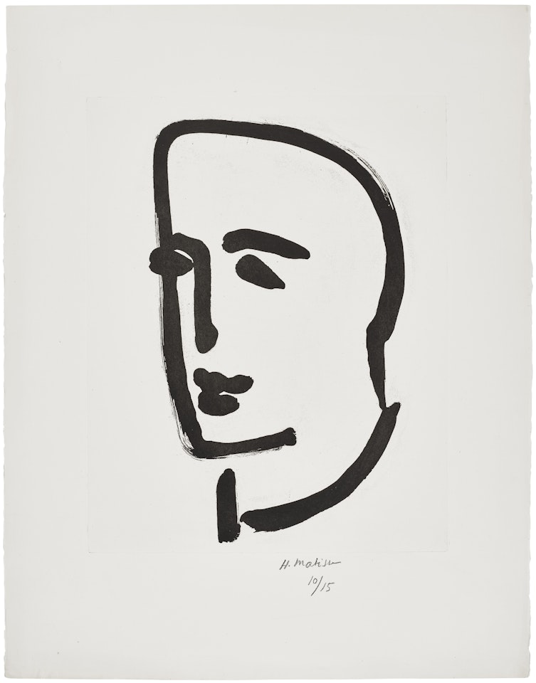 Jeune étudiant de profil by Henri Matisse
