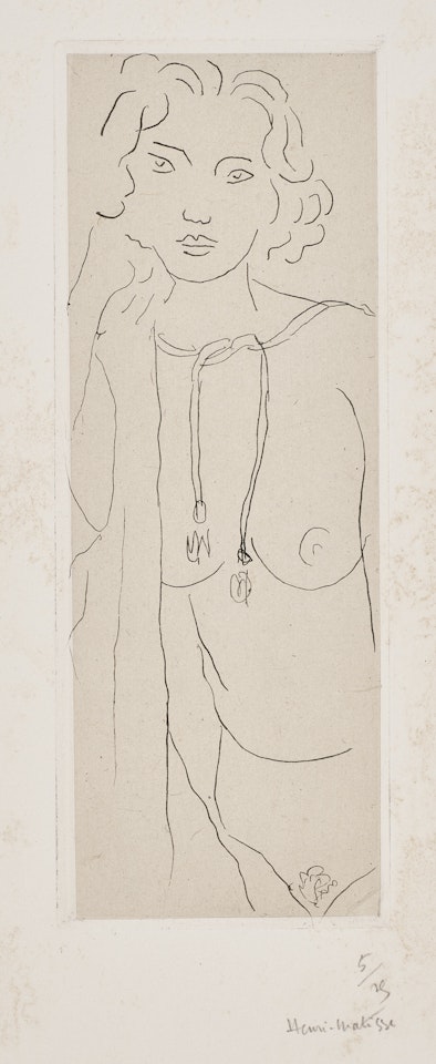Nu debout en peignoir by Henri Matisse