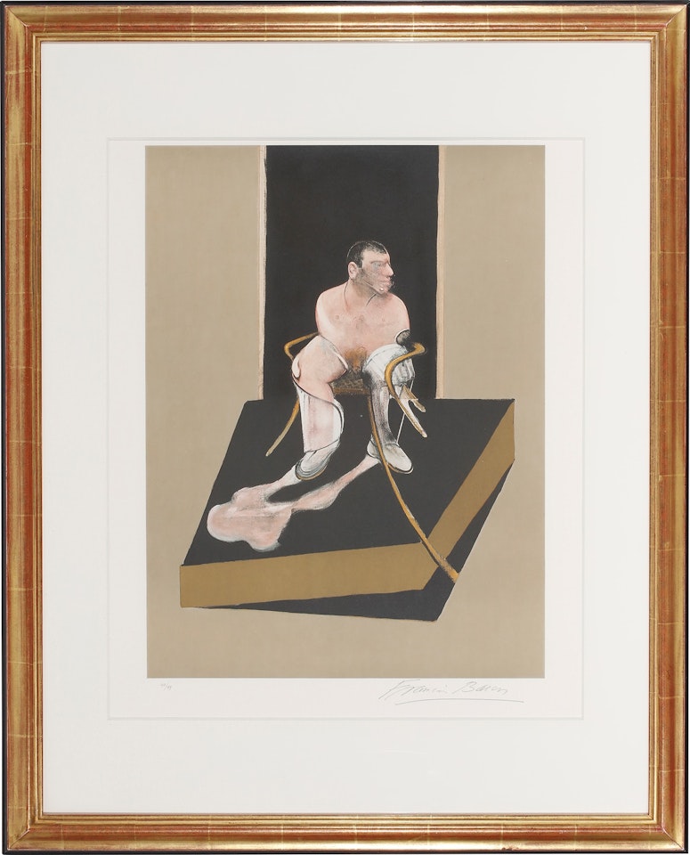 Portrait of John Edwards, from Triptych (after, Triptych 1986-1987) (S. 6, T. 22) by Francis Bacon