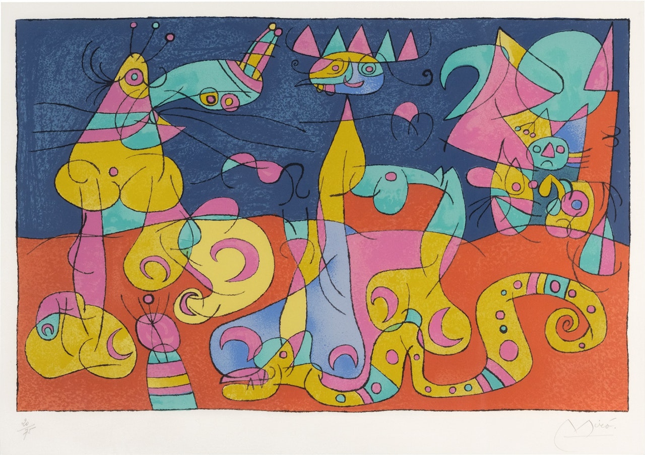 Ubu Roi (King Ubu): plate IV (M. 471, see C. 108) by Joan Miró