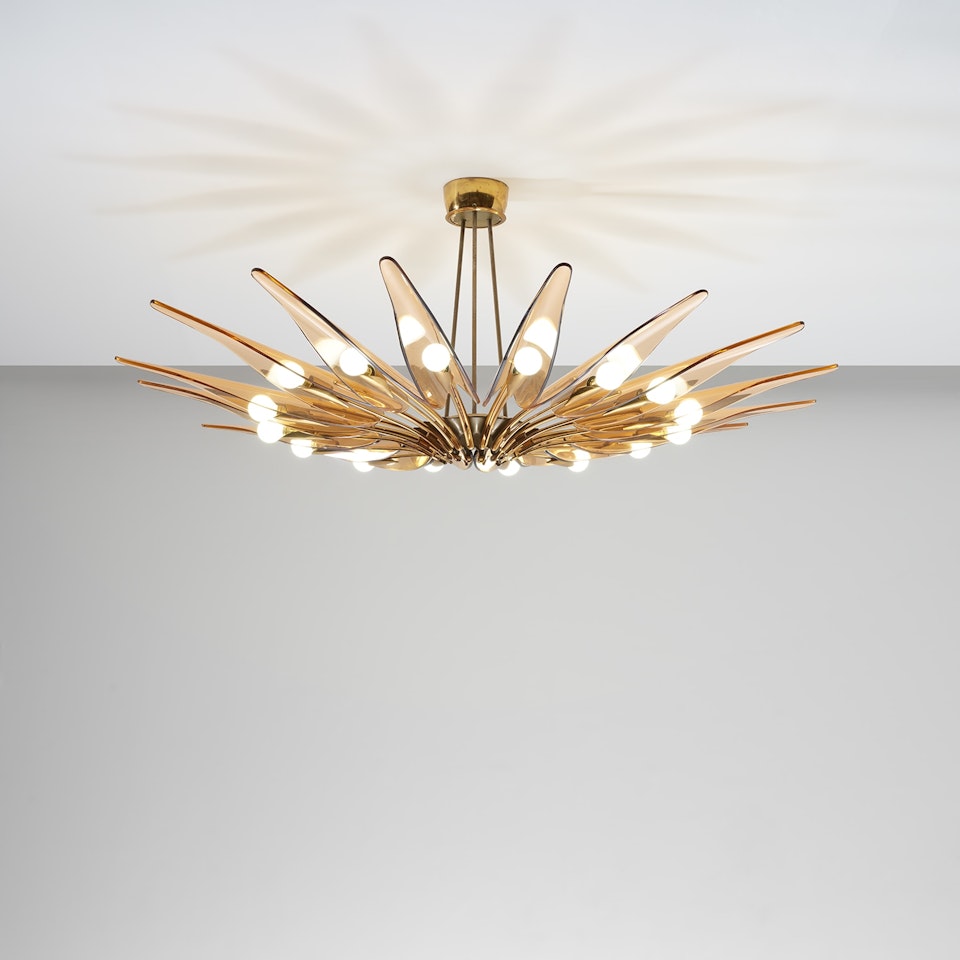 "Dahlia" chandelier, model no. 1563A by Max Ingrand