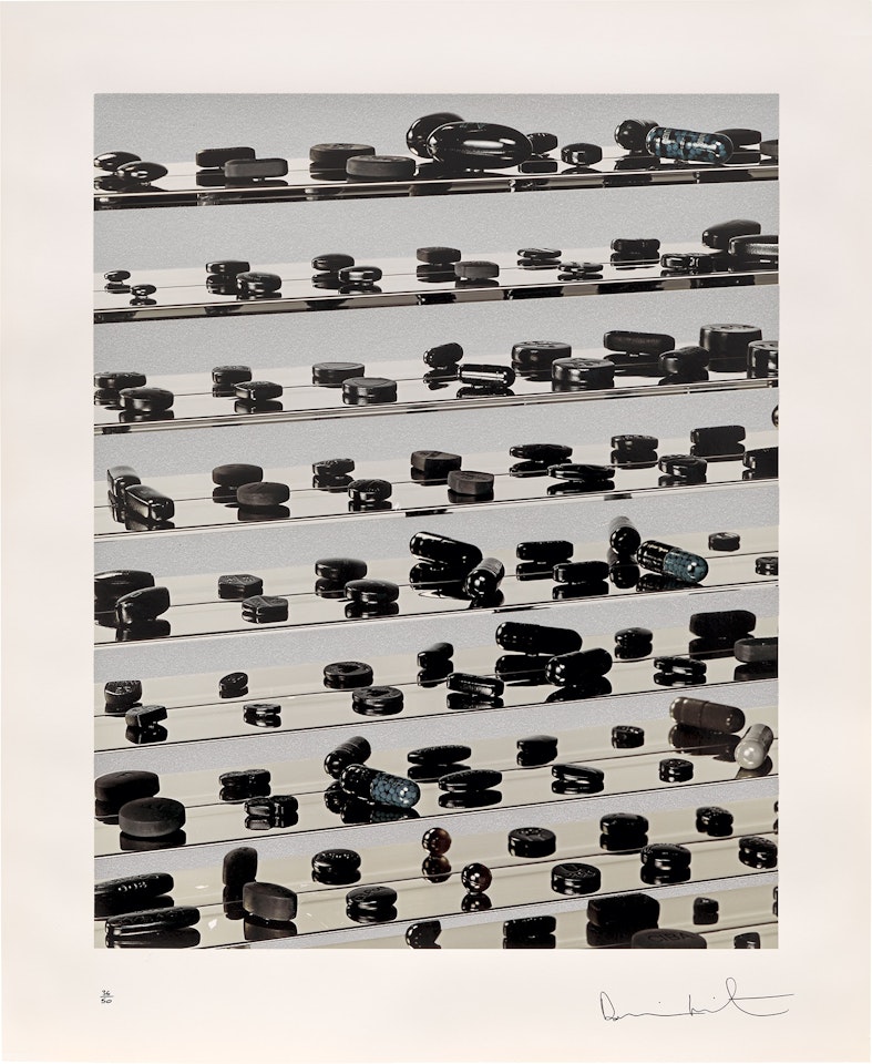 Black Brilliant Utopia by Damien Hirst
