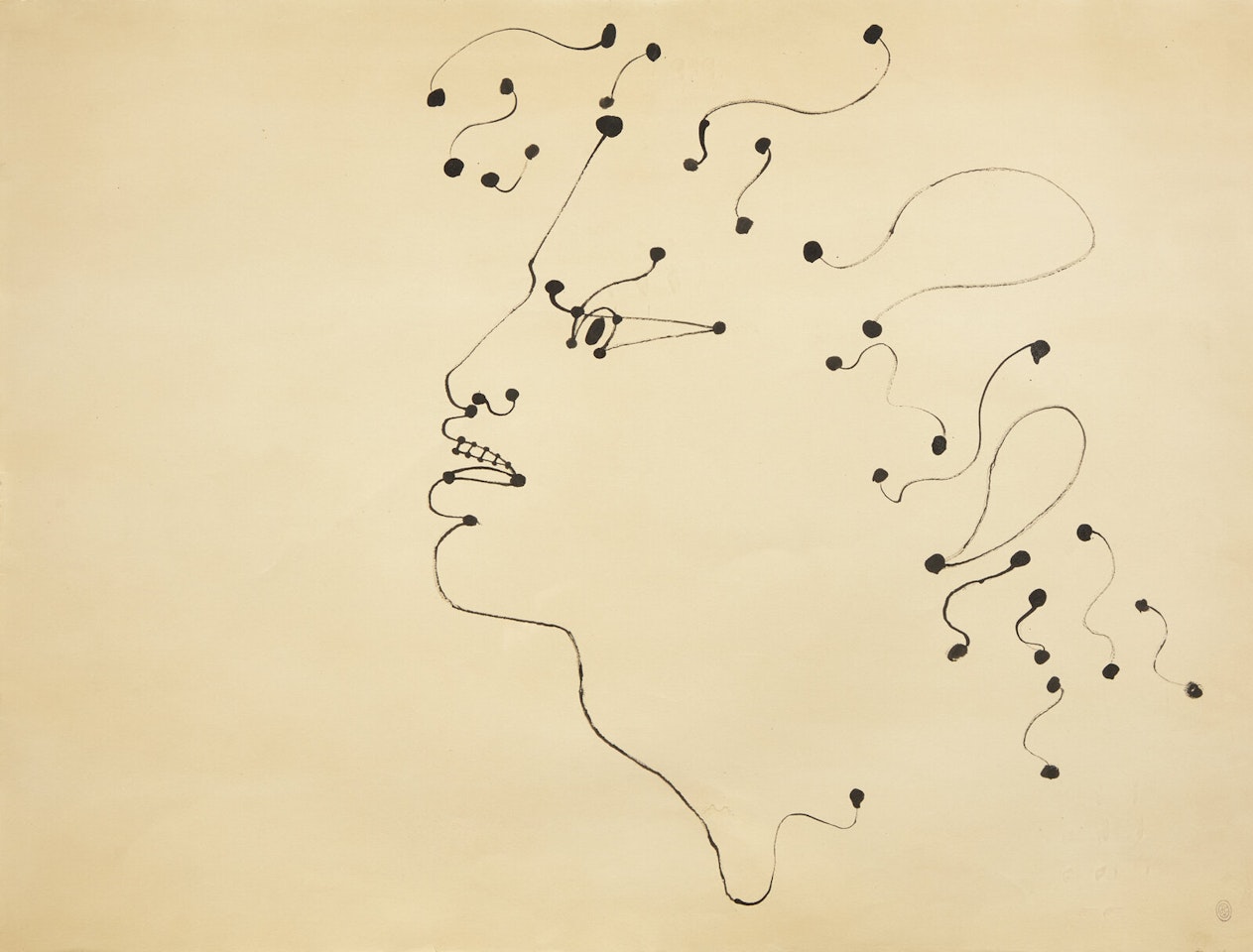 Profile of a Man by Jean Cocteau