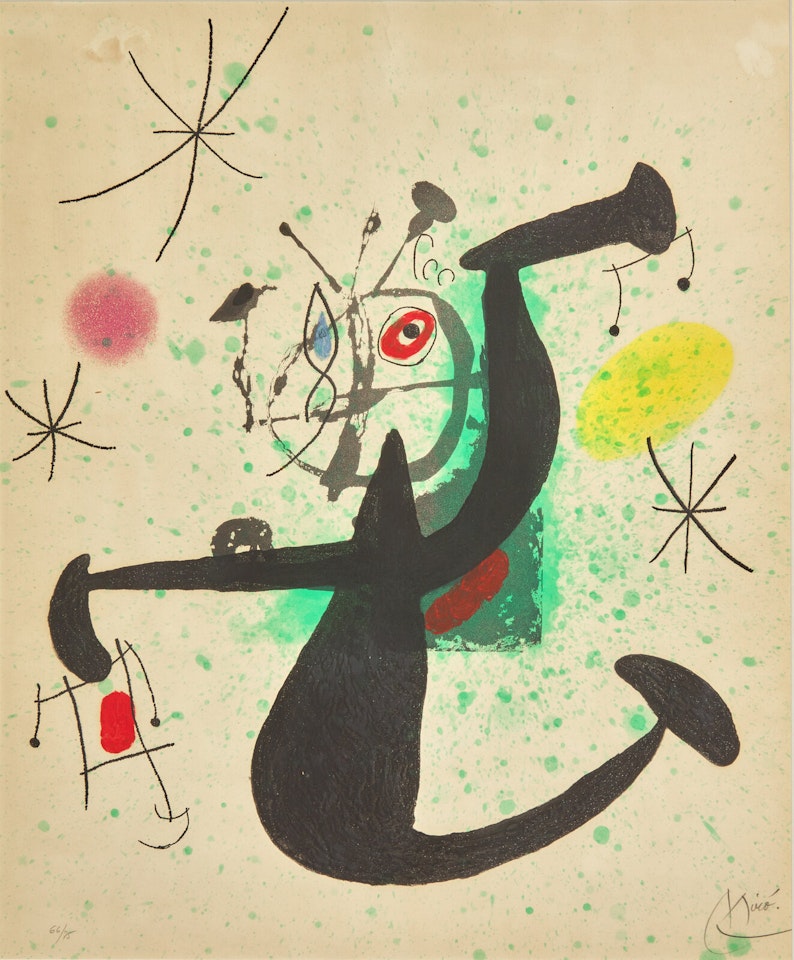 La Demoiselle à Bascule (Young Lady Rocking) by Joan Miró