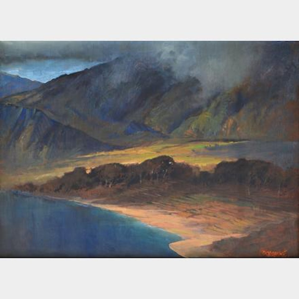 Landscape Mountain by Raden Basoeki Abdullah