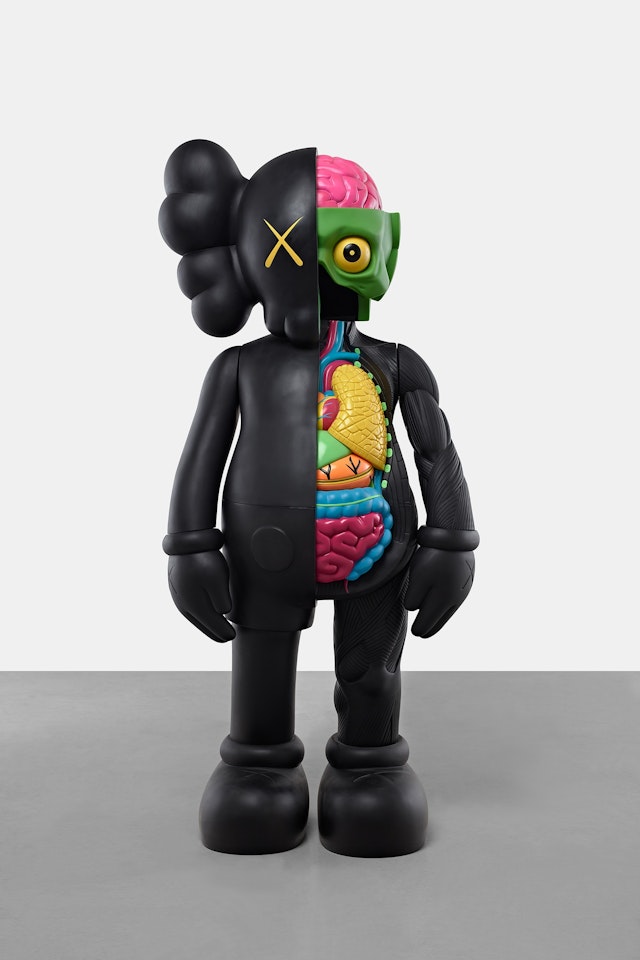 FOUR FOOT DISSECTED COMPANION (Black) by Kaws