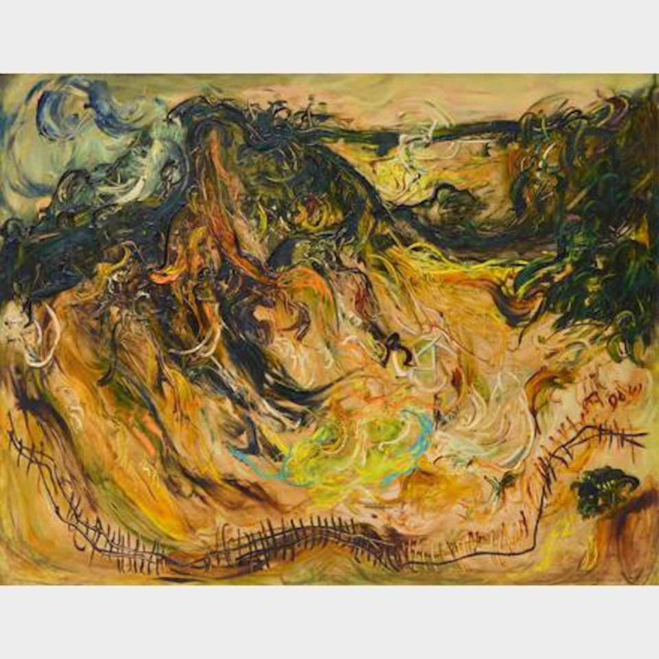 Tangkuban Perahu by Affandi