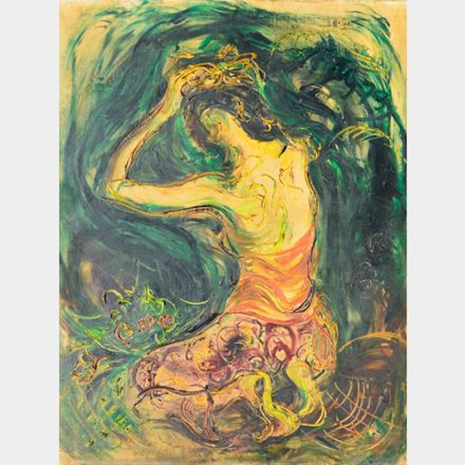 Offering to The God by Affandi