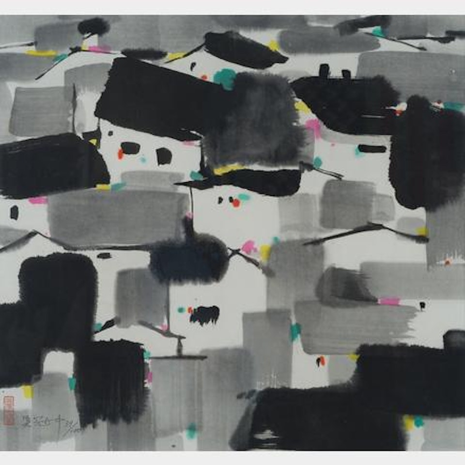 Houses by Wu Guanzhong