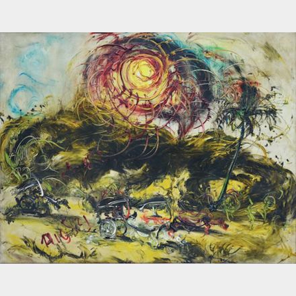 Dokar Klaten (Horse Cart) by Affandi