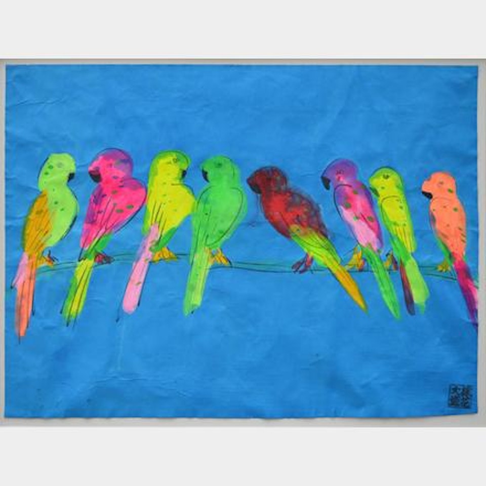 Parrots by Walasse Ting