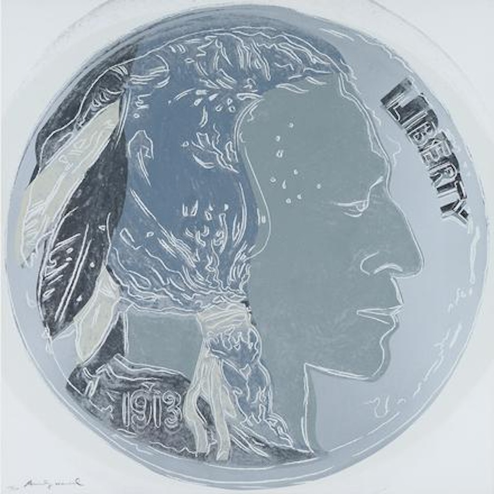 Indian Head Nickel #385 by Andy Warhol