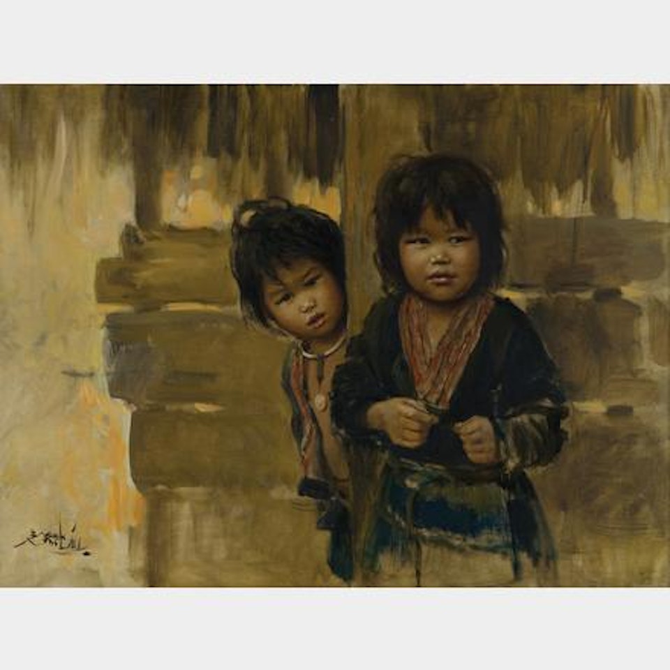 Two Sisters by Raden Basoeki Abdullah