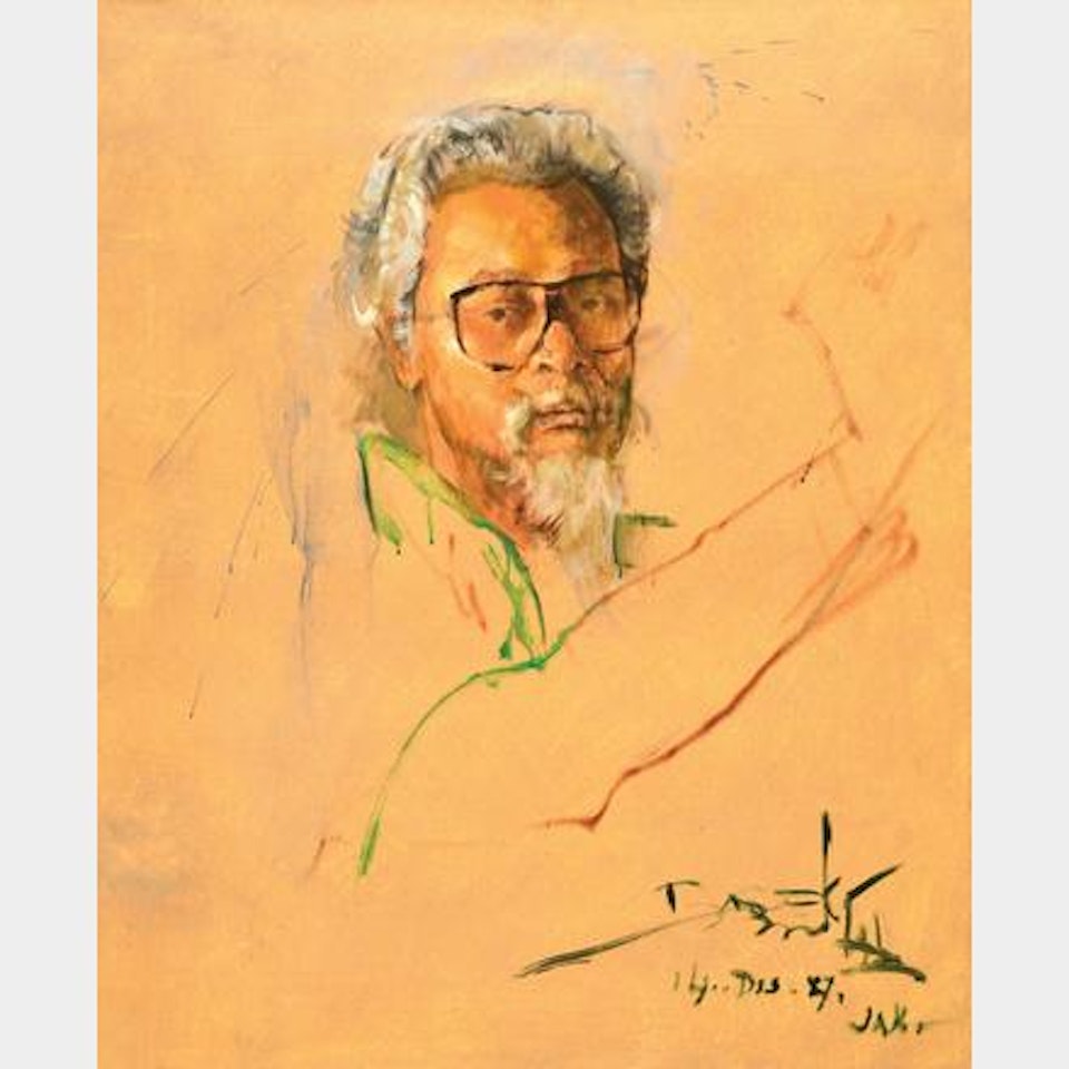 Potret Bagong Kussudiardja by Raden Basoeki Abdullah