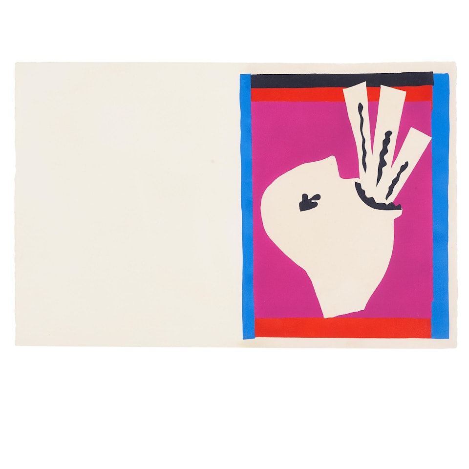 L"avaleur de Sabres, pl. 13, from Jazz (Duthuit bk. 22) by Henri Matisse