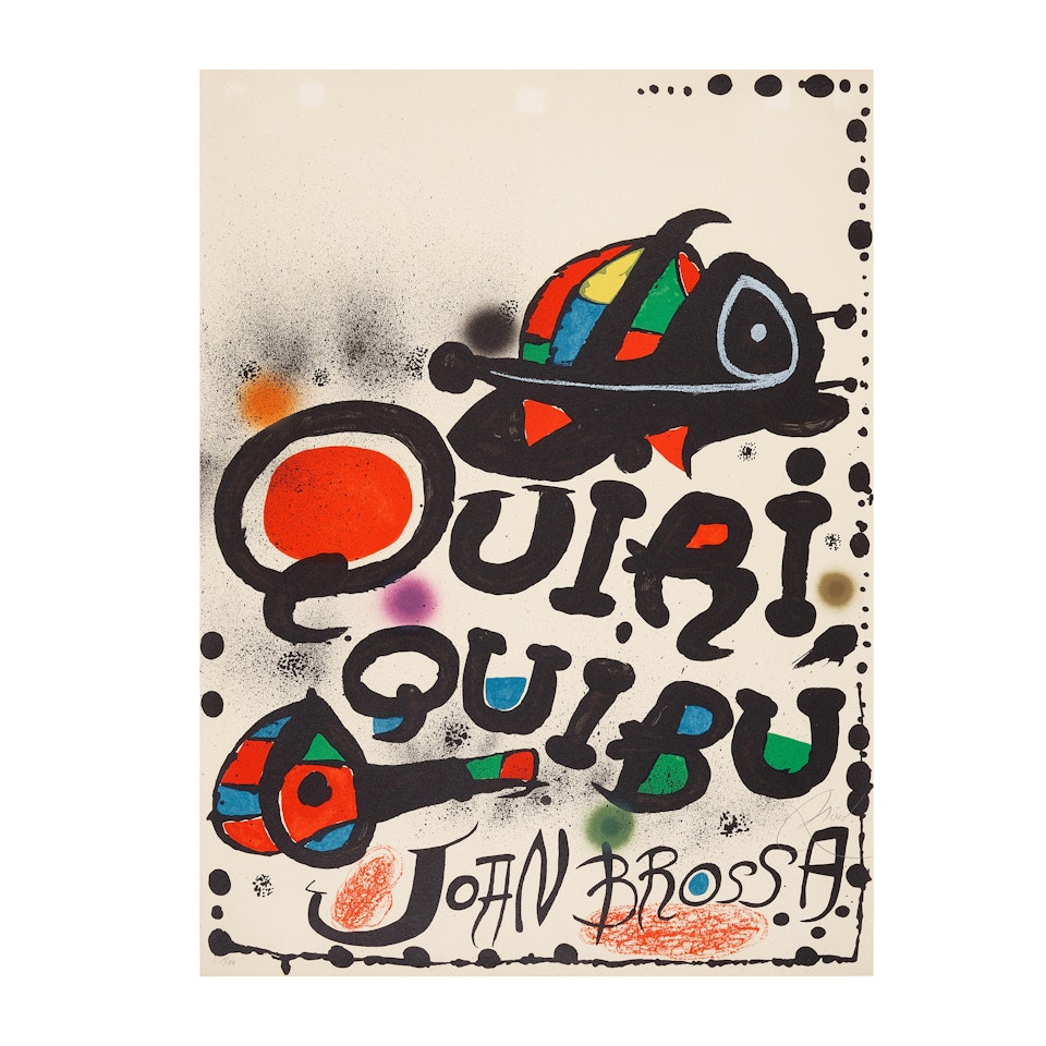 Quiri Quibu (Mourlot 1100) by Joan Miró