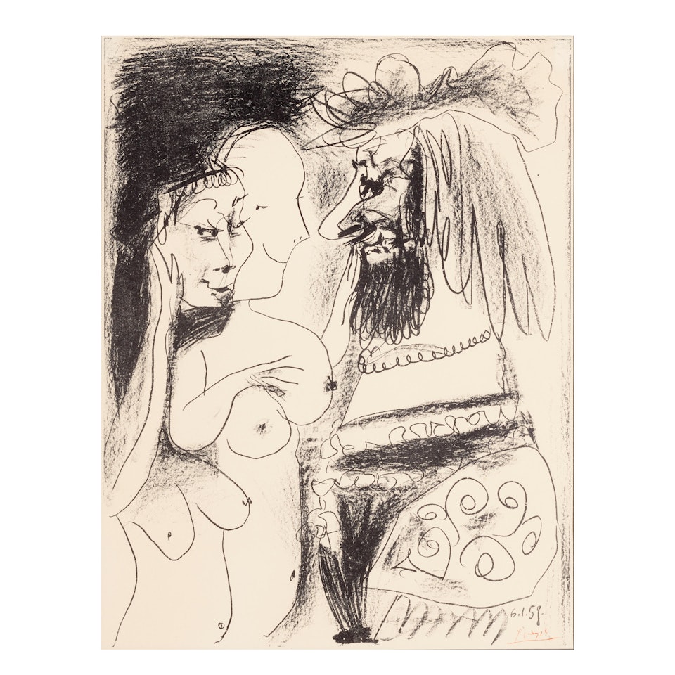 Le Vieux Roi (Bloch 869, Mourlot 317) by Pablo Picasso