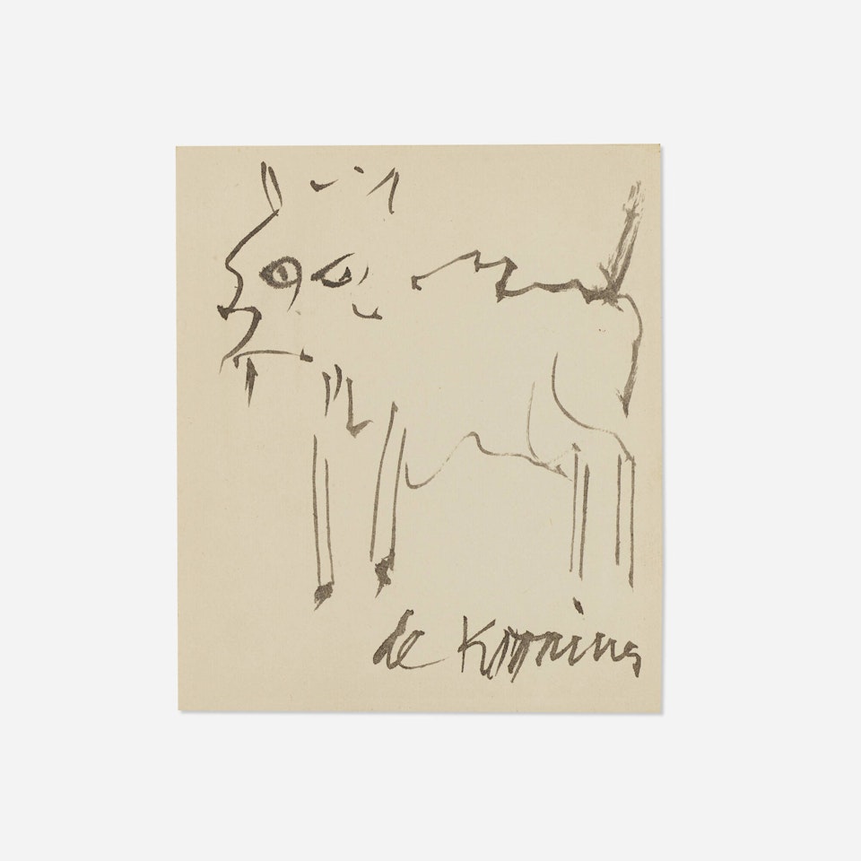 Gatto Romano (Roman Cat) by Willem de Kooning