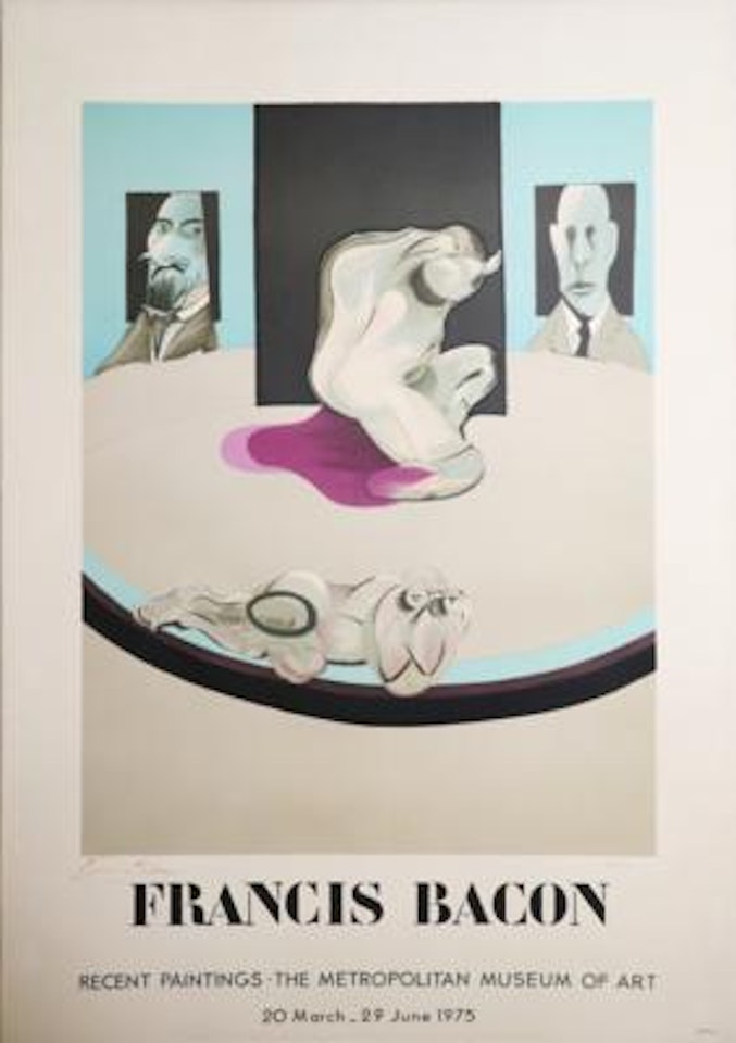 Metropolitan Museum of Art - Ausstellungsplakat by Francis Bacon