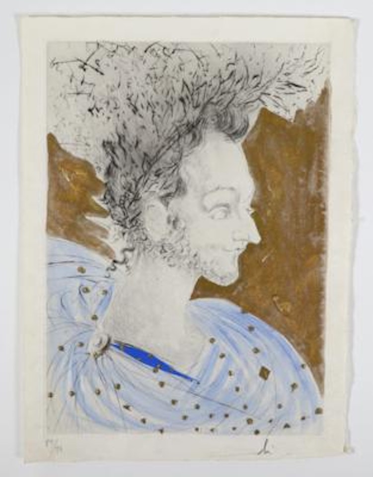 Les Amours de Cassandre; Suite mit 10 losen Radierungen by Salvador Dali