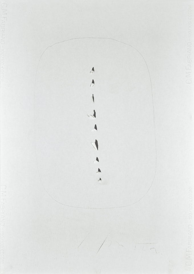 Concetto Spaziale by Lucio Fontana