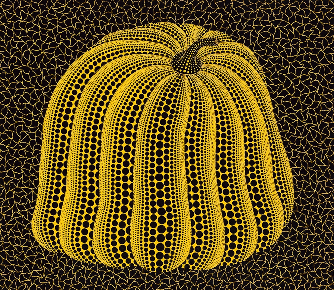 Yellow Colored Pumpkin by Yayoi Kusama
