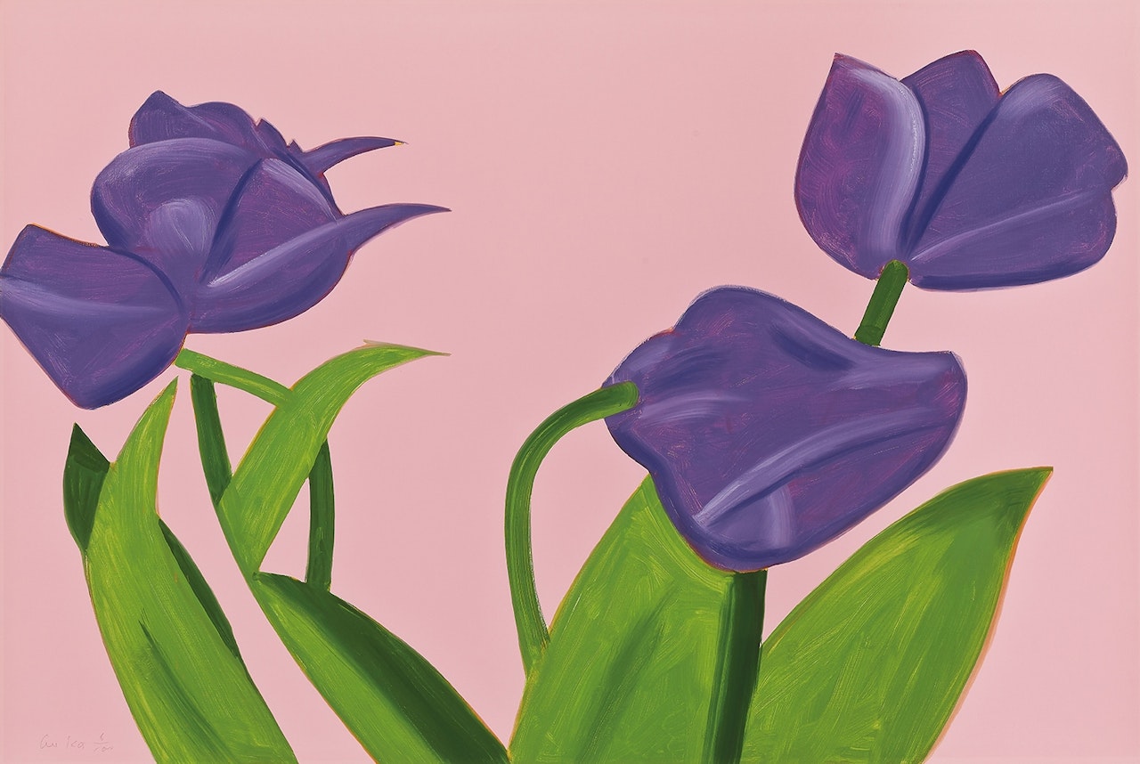Purple Tulips 1 by Alex Katz