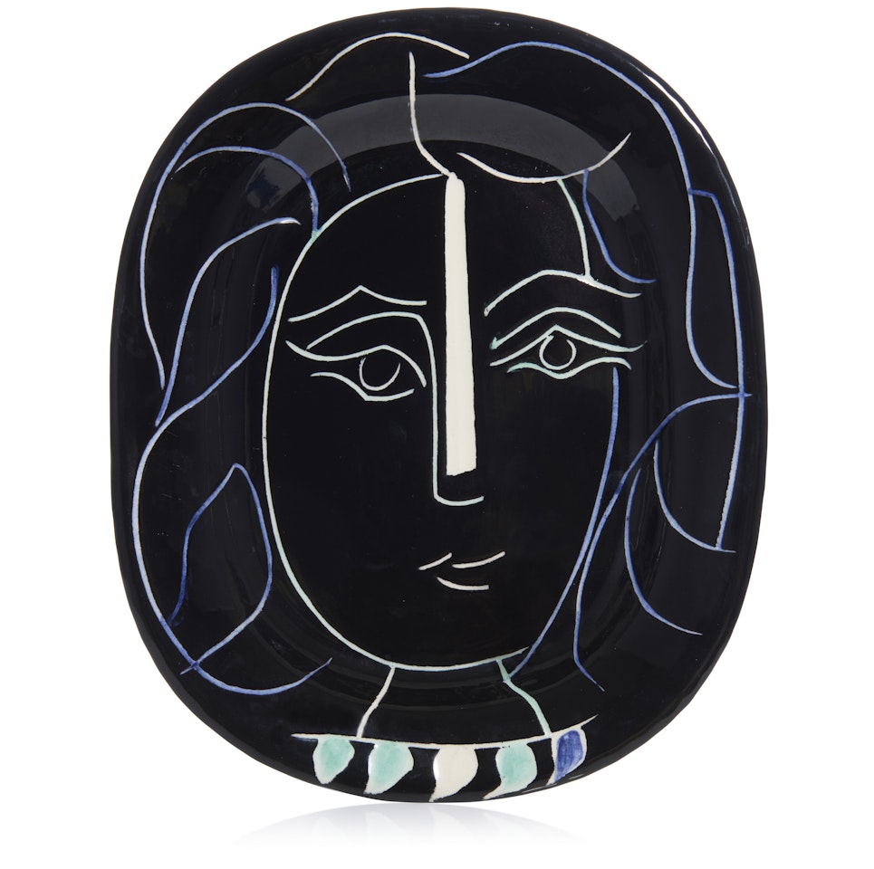 Visage de femme (A.R. 220); Visage de femme (A.R. 220) by Pablo Picasso